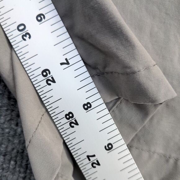 Wrangler Mens Chino Shorts Gray Size 32 Slash Pockets Cotton Nylon Blend - Picture 5 of 15